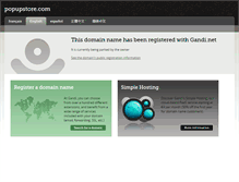 Tablet Screenshot of popupstore.com